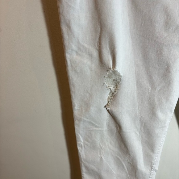 HUE Sz XL Double Cuffed Ultra Soft Distressed Pull  On High Rise Jeggings NEW - Picture 4 of 11